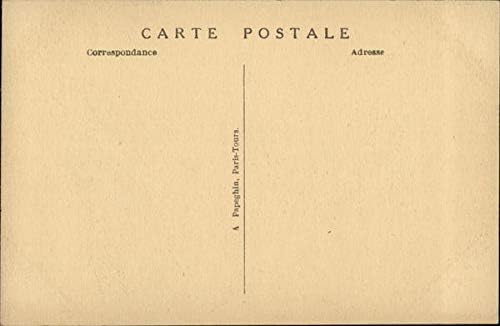 Le Boulevard et la Porte Saint Denis Paris, França Original Antique Post cartão