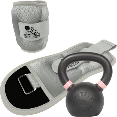 Pesos do pulso no tornozelo 5lb com kettlebell 18 lb