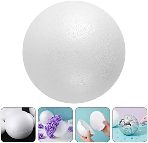 Bola de espuma de espuma artesanal de jardas Bola de espuma redonda suave para ornamentos DIY decoração de bola de espuma