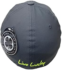 CLOVER NEGRO NOVO LUCKY BC Lucky BC Pure Neon/Carvão Coloque S/M Golf Hat/Cap