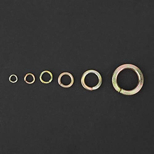 800pcs Spring Washer Aço Elastic Juxet Fasteners M3 M4 M5 M6 M7 M8 Com caixa de armazenamento