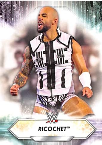 2021 Topps WWE 128 Ricochet Wrestling Trading Card