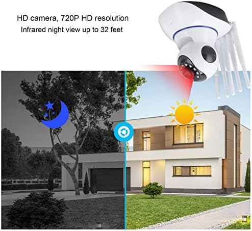 2.4g Wi -Fi Home Indoor HD Câmera para Pet Baby, Câmera de Segurança sem fio, Detecção de Motivo, Visão Noturna IR, Áudio de