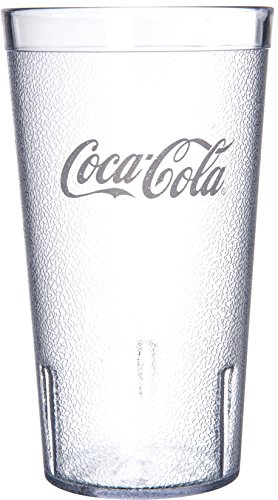 Carlisle FoodService Products CFS 52163550E Coca-Cola San Packable Tumbler, capacidade de 16 onças, Limpa