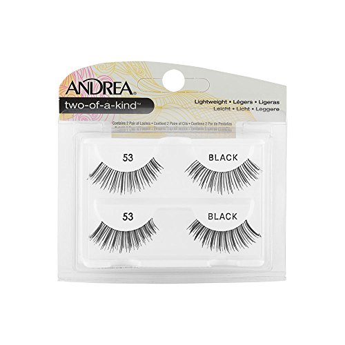 Andrea Falsa Cylashes Strip Lash Twin Packs, dois do tipo 53