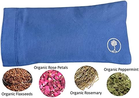 MV Joie Almofado Orgânico Ponderado feito com algodão orgânico, linhaça, flores e ervas/ioga Meditação travesseiro