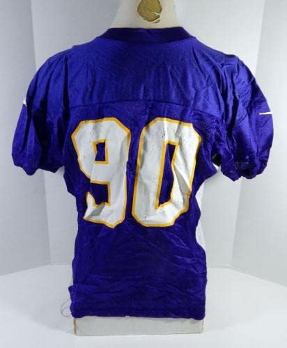 2012 Minnesota Vikings #90 Jogo emitido Jersey Purple Practice