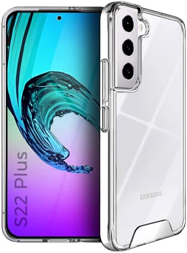 Motivo Samsung Galaxy S22 Plus Clear Case | Não amarrando | Capa de telefone protetora fina, capa de proteção dura leve e à prova de choque, cor clara transparente