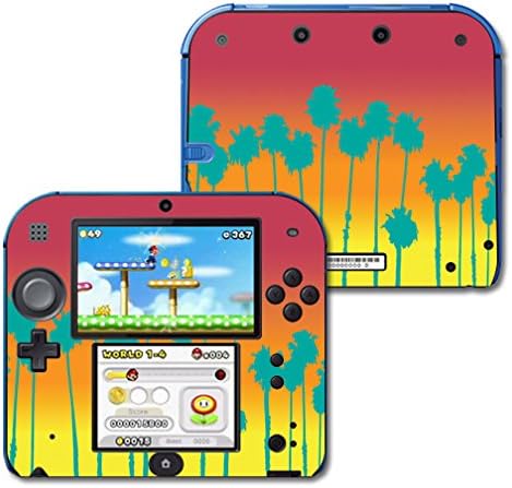 MightySkins Skin Compatível com Nintendo 2DS - Sherbet Palms | Tampa protetora, durável e exclusiva do encomendamento de