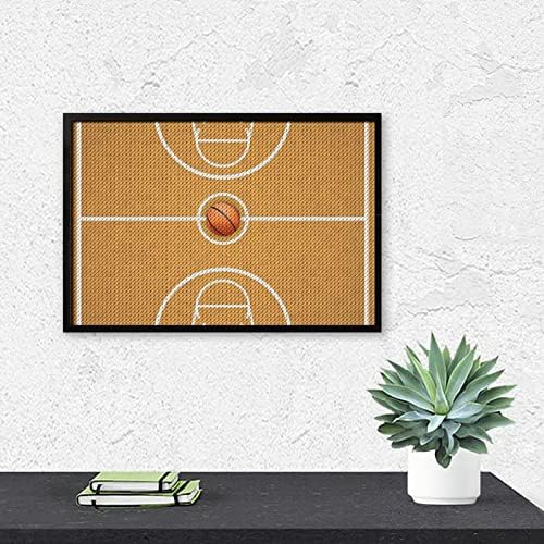 Kits de pintura de diamante na quadra de basquete 5d broca completa de broca completa artes decoração de parede para