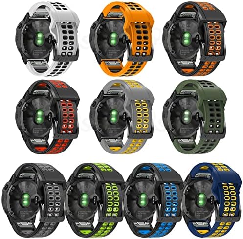 Eeomoik Smart Watch Band tiras para Garmin Fenix ​​7x, Fenix ​​6x, 3HR, Fenix ​​5x, Descent Mk2, Enduro, Bracelete Delta Tactix