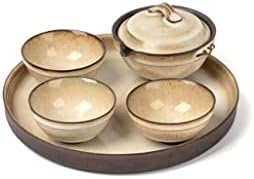 Ganfanren Ceramic Tea Set Home Homed Guest Fazendo Tea Set Office Office Tea Set Presente Presente