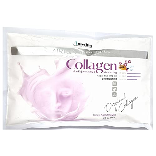 História de Gashina Anskin Original Modeling Mask Powder Collagen 240g - Modelagem de peel -off Modelagem de máscara