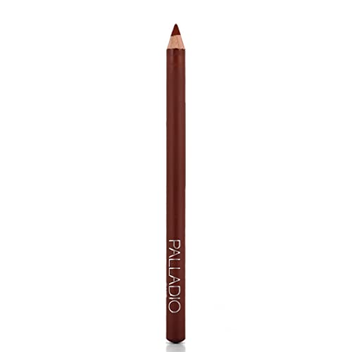 Lápis Palladio Lip Liner, madeira, firme, mas lisa, contorno e linha com facilidade, lábios perfeitamente delineados, confortável,