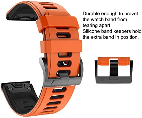 Bandkit Smart Watch Band para Garmin Fenix ​​7 7s 7x 6 6s 6x 5x 5 5s 3 3HR 935 945 RELUMENTO RÁPIDO EasyFit Silicone