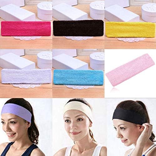 Maserfaliw Men masculino ostentam banda de suor Sweat Band Band Yoga Toalha de faixa de cabelo esticada