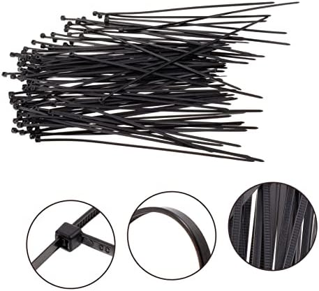 Yardwe 400pcs de nylon TIBE Gerenciamento de cabo Ties Ties Cable