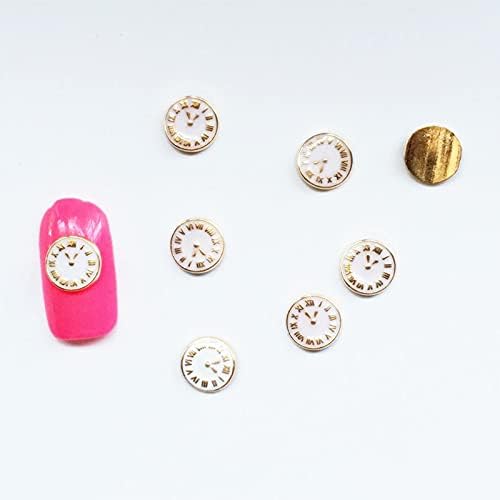 100pcs 3d Relógio fofo de unhas charme relógio unhas bling moda unhas Únicas accessoires jóias jóias de joias de joias decorações