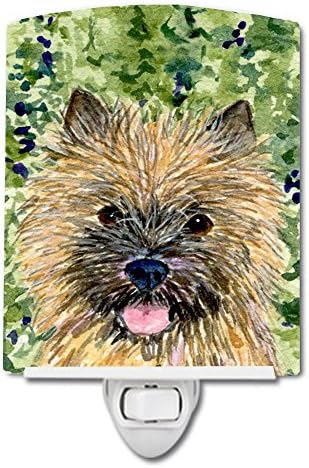 Tesouros de Caroline SS8799CNL Cairn Terrier Cerâmica Night Light, compacta, certificada por UL, ideal para quarto, banheiro, berçário,