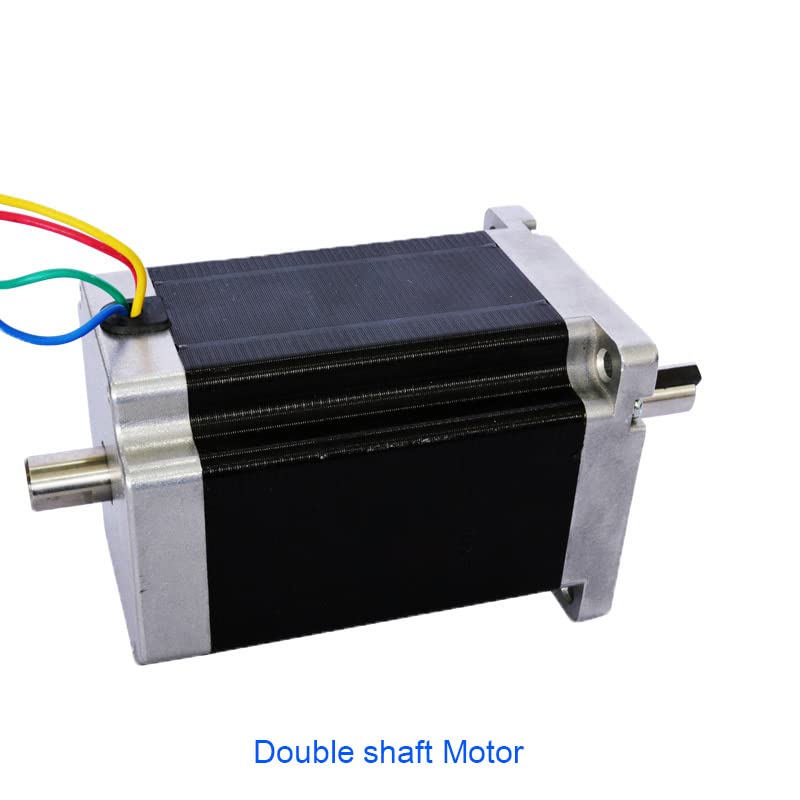 Motor de Stepper Davitu - 86x118mm Keyway Double eixo/eixo de moagem 8,5nm Motor de passo 2 de fase 34 1,8 graus 6a