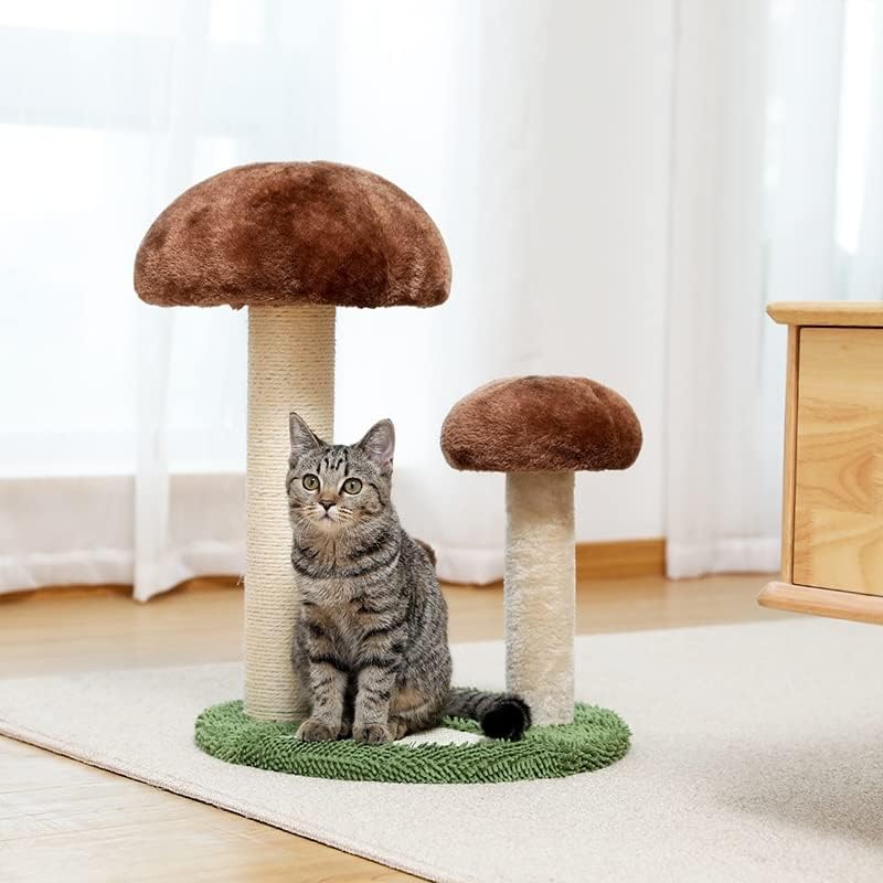 Tddgg gato festivo arranhando pós -cactus torre Tower com sisal corda gato de gato quadro com decoração de natal