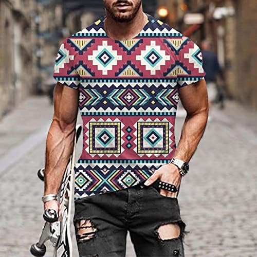 XXBR Soldado masculino Manga curta T-shirts 3D AZTEC BOHO PRESSA VINTO VINTAGEM MUSTIME