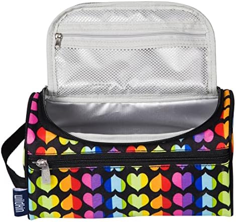 Bolsa de higiene pessoal selvagem para meninos, meninas e adultos, sacos de higiene pessoal mede 9,5 x 5 x 5 polegadas,