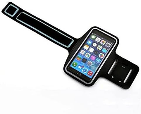 Caixa de braçadeira esportiva ukko 5.5 INC Smartphone Bolsas Sling Running Gym Arm Band Fitness-France, Black