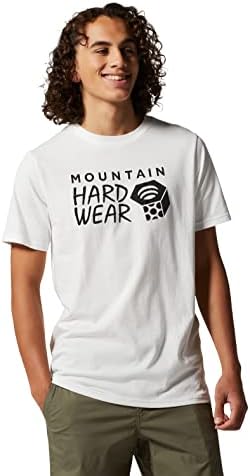Mountain Hardwear MHW Logo MHW MANGA CURTA | Camiseta clássica de algodão leve