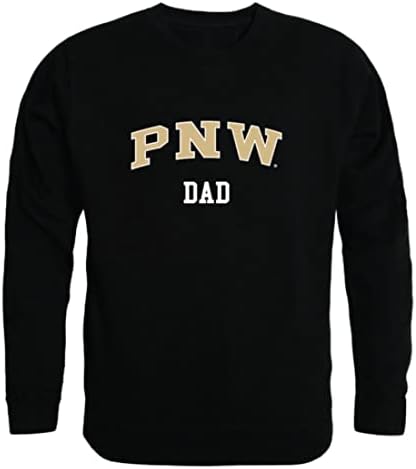 Purdue University Northwest Lion Papai de Fleece Crewneck Sweatshirt Black