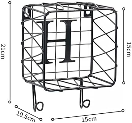 XDCHLK 4 PCS Decorativo Arte de ferro em casa Letra de gancho de gancho de gancho multifuncional armazenamento de combinação