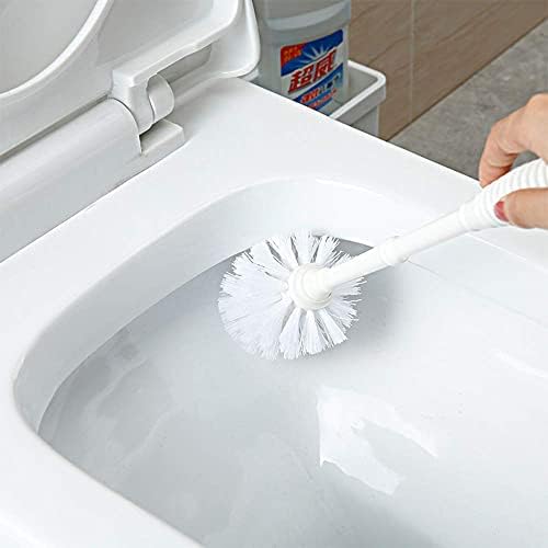 Conjunto de escovas de vaso sanitário lixfdj, pincéis e suportes, com tábua de armazenamento, escovas de vaso sanitário de banheiro com conjunto de secagem rápida, piso/parede montada/656
