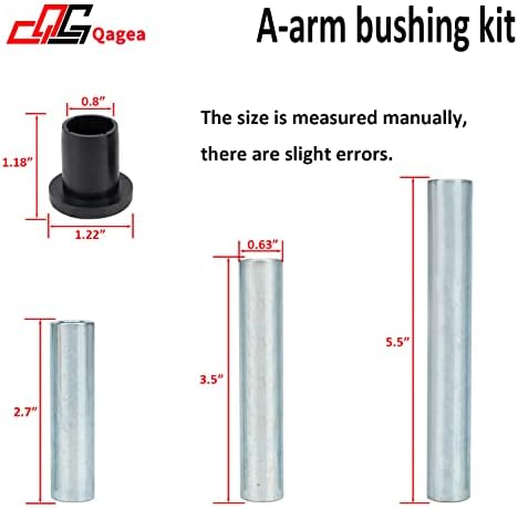 Substituição do kit de armas de controle A-Arm/UHMW de serviço pesado para 2010-2014 Polaris Ranger Tamanho completo