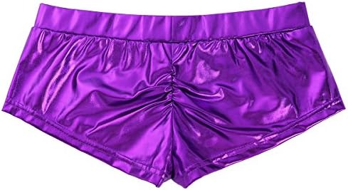 Loloda feminino de baixa cintura baixa esquinheiros delicados shorts de dança de dança de dança de spandex calcinha