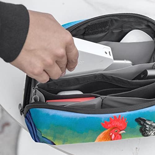 Bolsa de viagem de higiene pessoal, organizador de viagens de bolsas de maquiagem resistente à água para acessórios para acessórios,