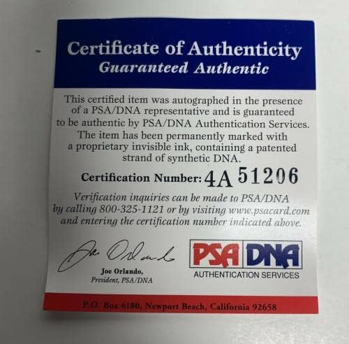 Javy Guerra assinou MLB Baseball Dodgers Padres PSA 4A51206 - Bolalls autografados