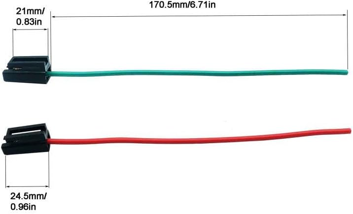 170073 Fios de cabos de chicote de pigtail para a bateria do distribuidor de HEI e fiação de tacômetro de 12V Acessórios para conectores de fios de bobina de ignição de 12V