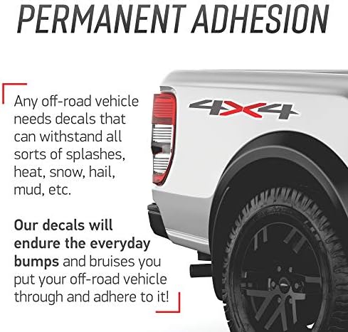 4x4 Decalques fora da estrada Adesivos de substituição emblema de cabeceira para o Chevy Truck 2019 2020 2021 2022