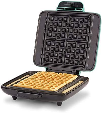 Dash No Drip Waffle Maker: Waffle Iron 1200W + Waffle Machine para waffles, hash marrons ou qualquer café da manhã, almoço
