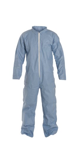 DuPont Proshield 6 TM127S Resistente à chama secundária CoverAll com capuz anexado, azul, X-Large