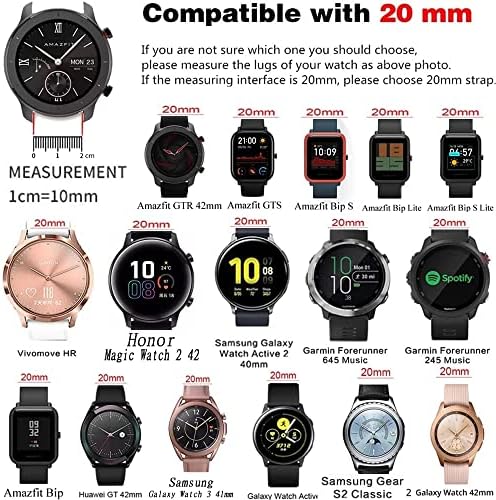 EEOMOIK 20mm Silicone Watch Band para Garmin Forerunner 245 M/645/Vivoactive 3/Venu Sq Straps Bracelet Sport Acessório Correia