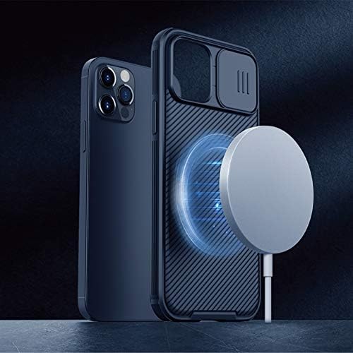 CloudValley projetado para iPhone 12 Pro Max Magnetic Case, caixa de proteção contra câmera de 6,7 polegadas com tampa de lente