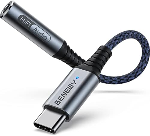 Adaptador de tom de fone de ouvido feminino tipo C Tipo C a 3,5 mm, Usb C a Aux Audio Dongle Cable Ford compatível com Samsung Galaxy