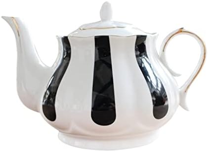 Chá de chá bule de chá 860ml o osso porcelana de bolinhas de bolinhas de bolinha pintada à mão bule de café criativo de chaleira