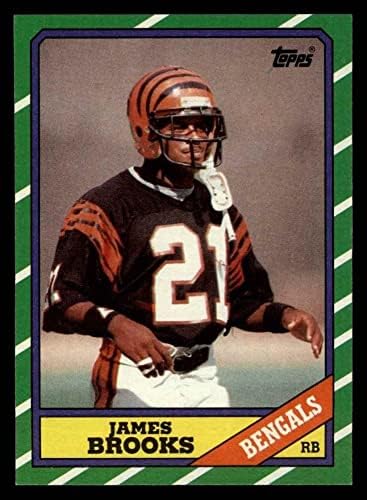 1986 Topps 256 James Brooks Cincinnati Bengals NM/MT Bengals Auburn