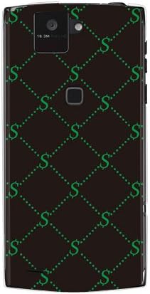 Second Skin S Monogram Black X Green Design por ROTM/para setas x F-02e/docomo dfj02e-pccl-202-y348