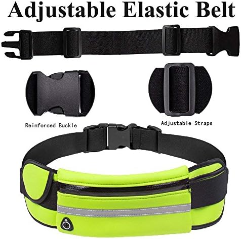 AUZMO Fitness USA-Cinturão de corrida-Fanny Pack-Waist Pack-Para mulheres, homens e pacote de cintura-moda para adolescentes para