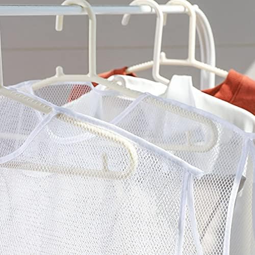 Sacos de roupa de viagem para viajar sacos de roupa de viagem 2pcs Pilletos de malha à prova de vento pendurados na rede de lavar