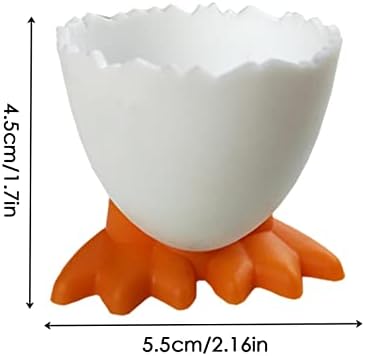 Copo de ovo de pés de frango lippsy | Porta de ovo da Páscoa para ovos cozidos | ROVA CUPAS DE CUILHOS CRIATIVOS DE CURPOS