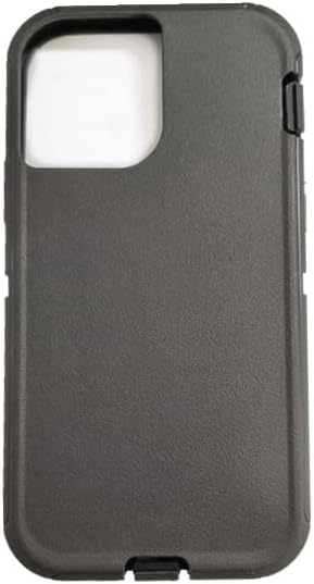 Substituição TPE Exterior Skin Compatível com a estojo da série OtterBox Defender para iPhone 12/iPhone 12 Pro Black